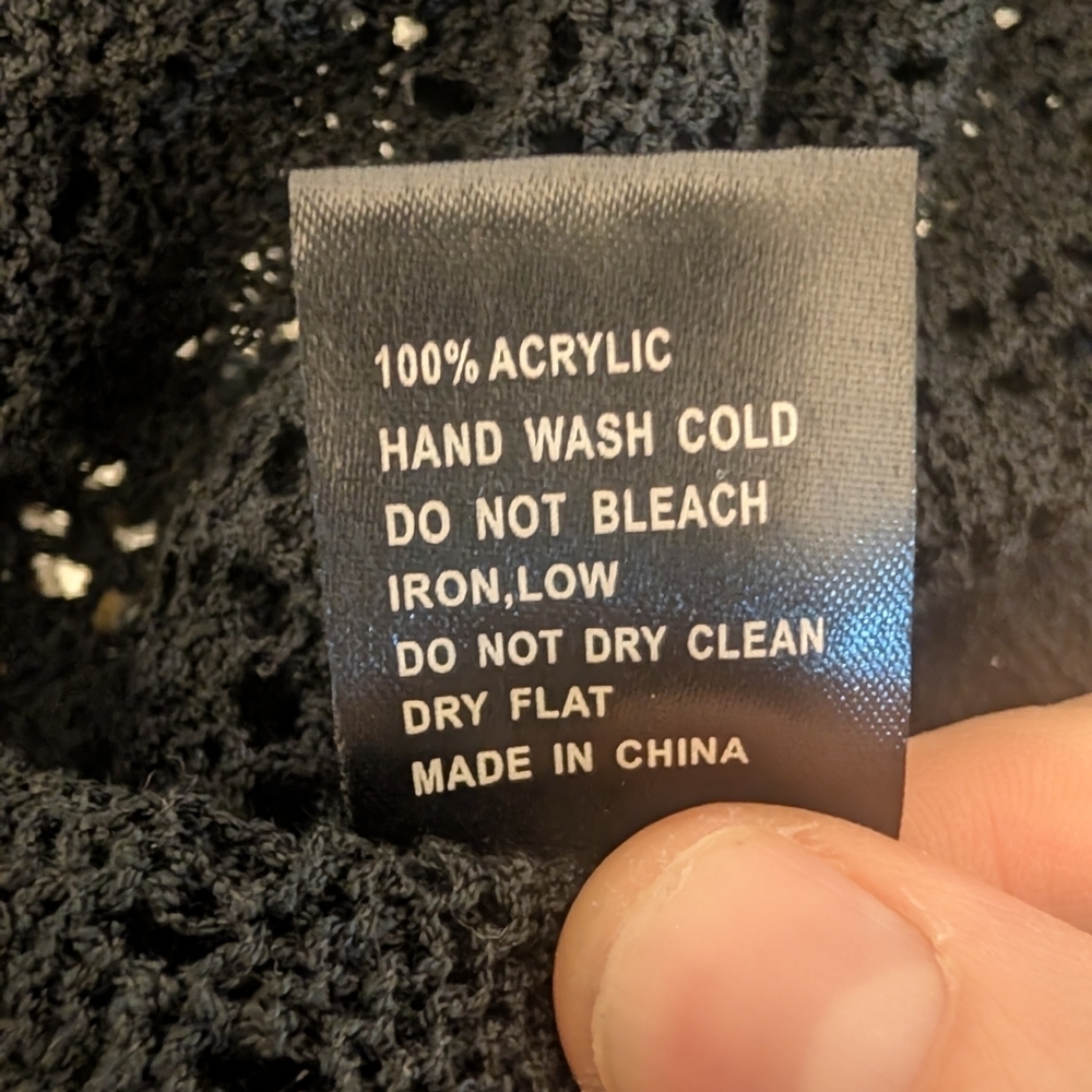 POL Black Open-Front Cardigan - Picture 6 of 7